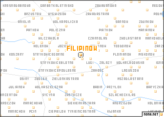 map of Filipinów