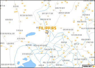 map of Filippiás