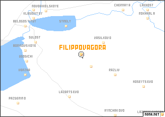 map of Filippova Gora