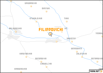 map of Filippovichi