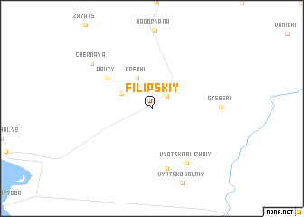 map of Filipskiy