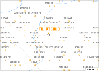 map of Filiptsovo
