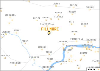 map of Fillmore