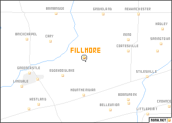 map of Fillmore