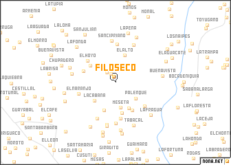 map of Filo Seco