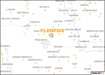 map of Filosofovo