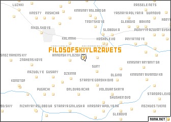 map of Filosofskiy Lazavets