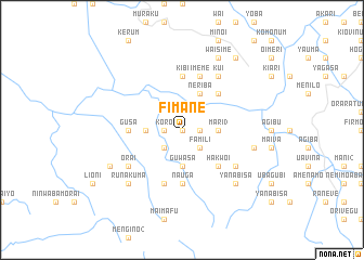 map of Fimane