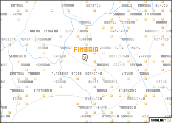 map of Fimbaia