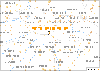 map of Finca Las Tinieblas