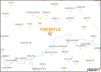 map of Fincastle