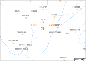 map of Fındıklıkoyak