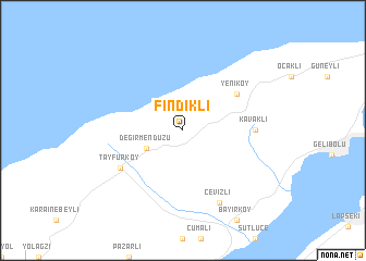 map of Fındıklı