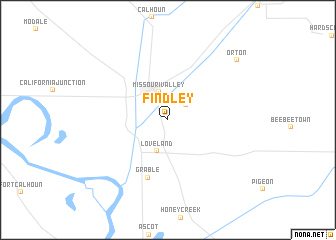map of Findley