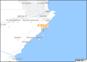 map of Findon