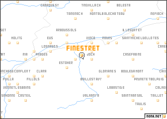 map of Finestret