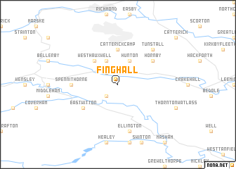 map of Finghall