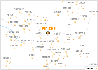 map of Finiche