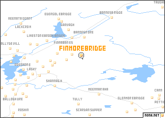 map of Finmore Bridge