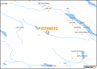 map of Finnåberg