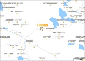 map of Finnbo