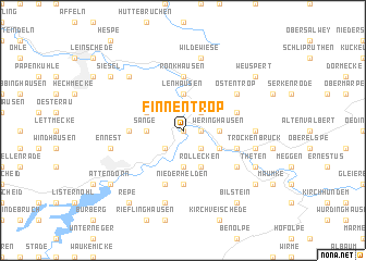 map of Finnentrop