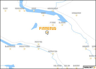 map of Finnerud