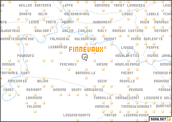 map of Finnevaux