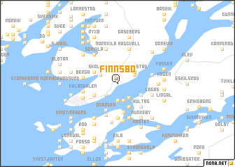 map of Finnsbo