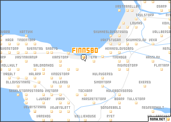 map of Finnsbo