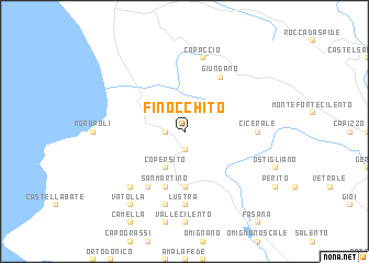 map of Finocchito