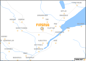 map of Finsrud