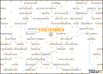 map of Finsterbach