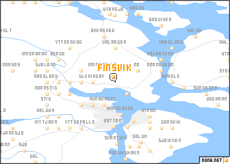 map of Finsvik