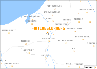map of Fintches Corners