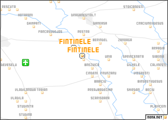 map of Fîntînele