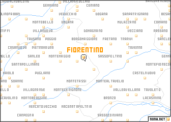 map of Fiorentino