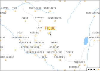 map of Fique