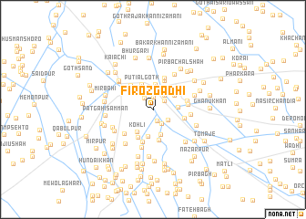 map of Firoz Gādhi