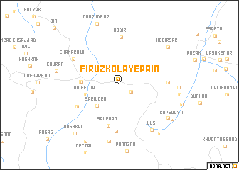 map of Fīrūz Kolā-ye Pā\