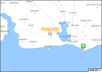 map of Firuzköy