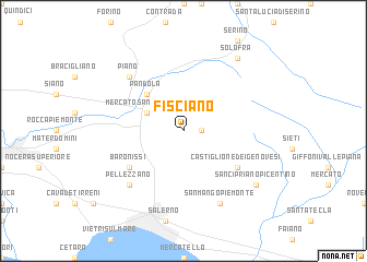 map of Fisciano