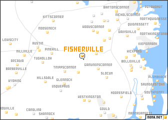 map of Fisherville