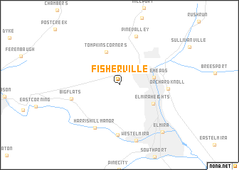 map of Fisherville