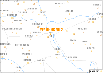 map of Fīsh Khābūr