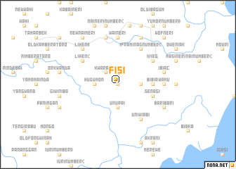 map of Fisi