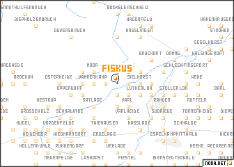 map of Fiskus