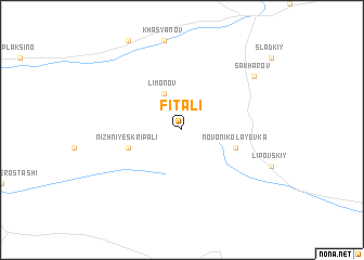 map of Fitali