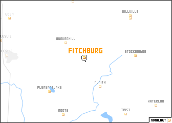 map of Fitchburg