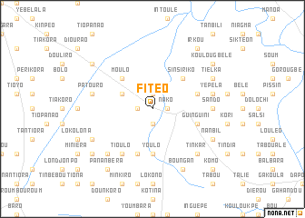 map of Fitéo